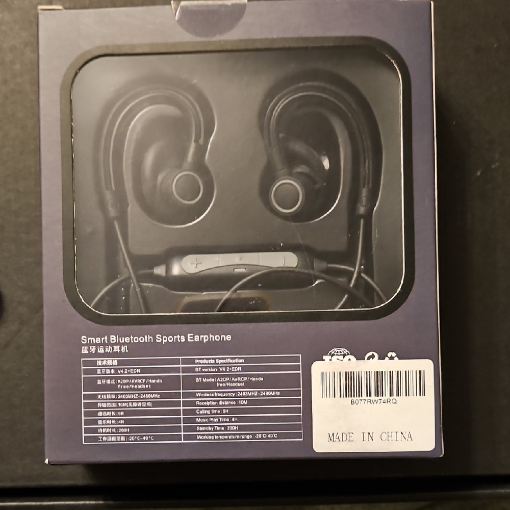 H-01 Wireless Smart Bluetooth Sports Earphones